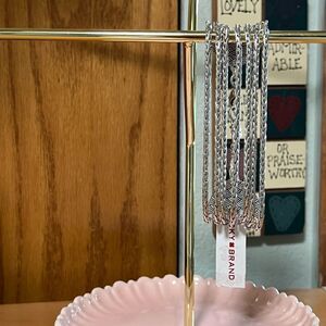 Lucky Brand Silver Bracelet Collection NWT #LBBR7